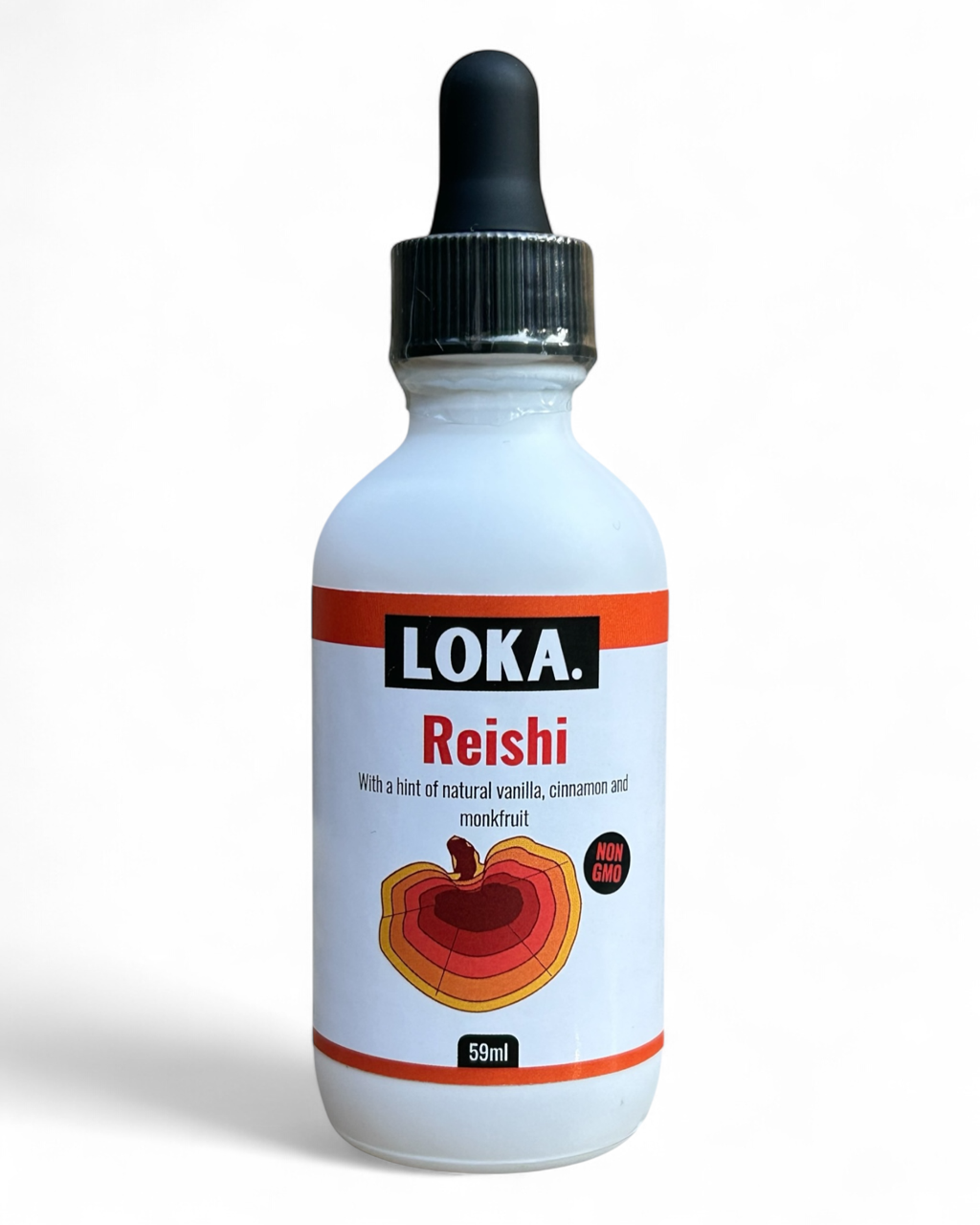 Reishi Mushroom Tincture 59ml bottle - organic