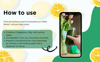 how to use our supergreens recipe